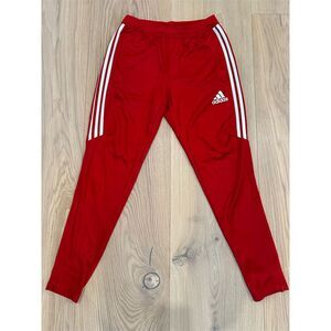 Adidas mens Track Pants Red Climacool Size M Activewear